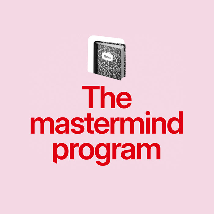 The mastermind program – Daroh studio